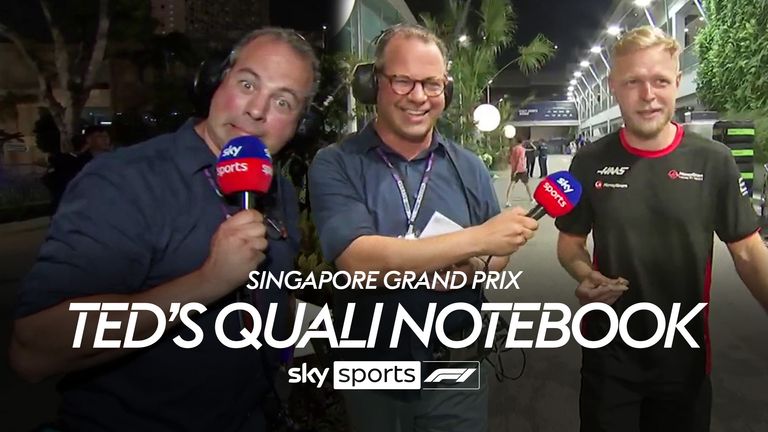Ted Kravitz est dans le paddock alors qu'il passe en revue toutes les plus grandes histoires des qualifications du Grand Prix de Singapour 2023.