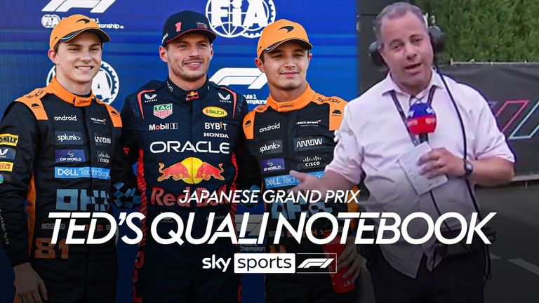 Ted Kravitz est dans le paddock alors qu'il passe en revue toutes les plus grandes histoires des qualifications du Grand Prix du Japon 2023