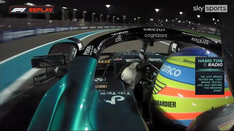 Fernando Alonso bouleverse Lewis Hamilton avec sa défense au Grand Prix d'Abu Dhabi